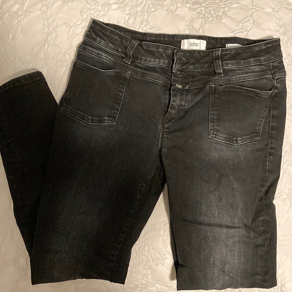 closed italy black jeans